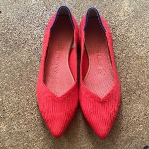 Rothy’s Point size 7- Flame color